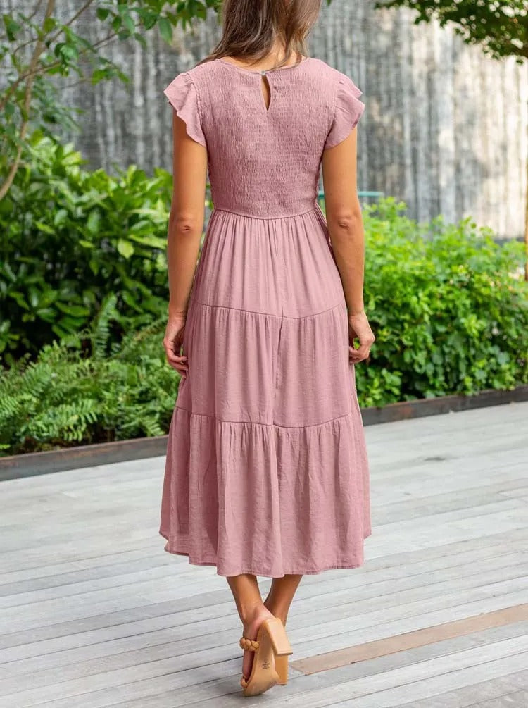 Amalia | Sophisticated Belly-Covering Dress