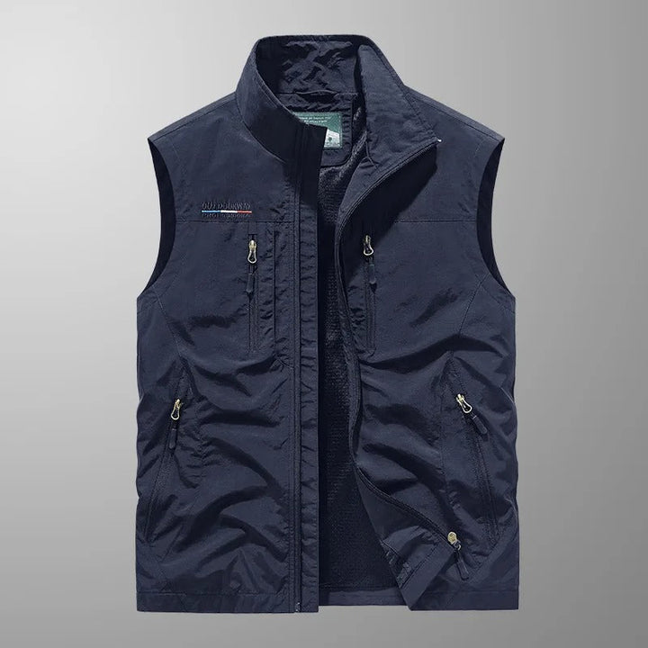 Topher | Multi-Pocket Sleeveless Vest