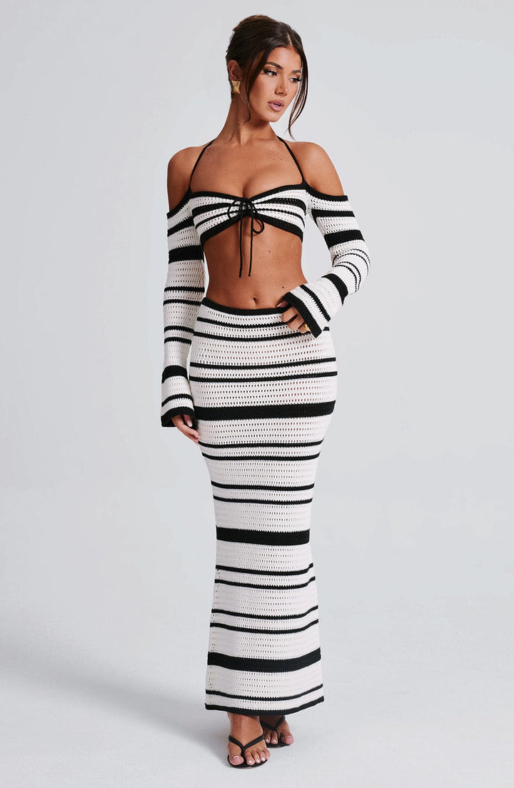 Georgia | Black/White Top