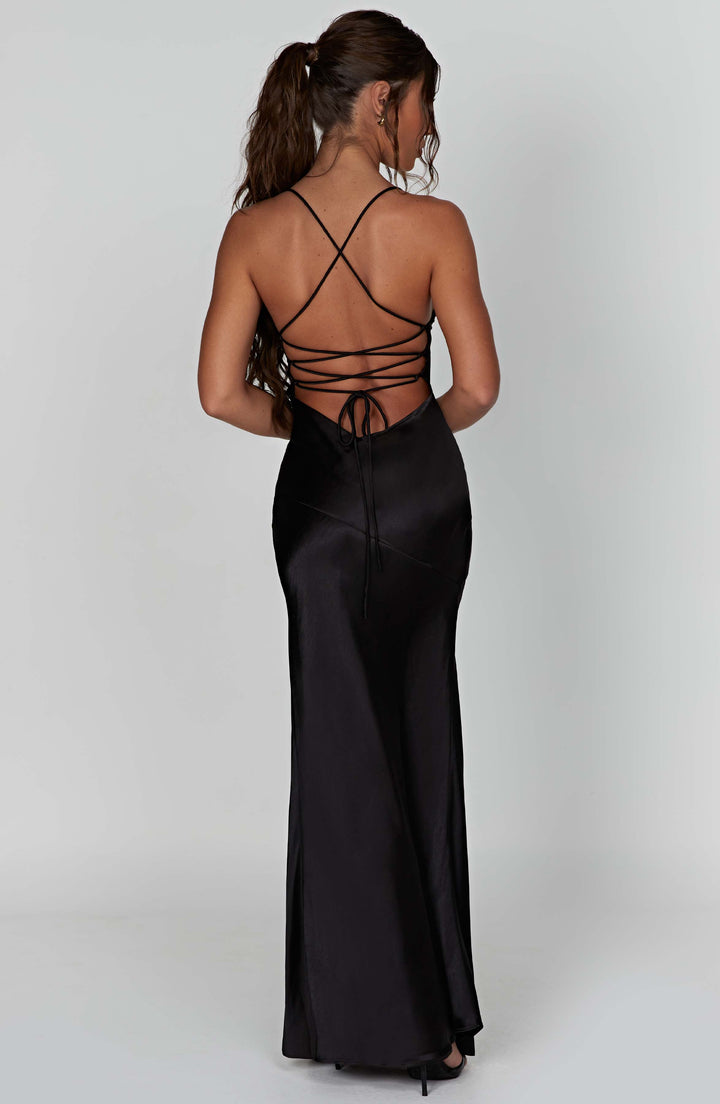 Aphrodite | Satin Maxi Dress