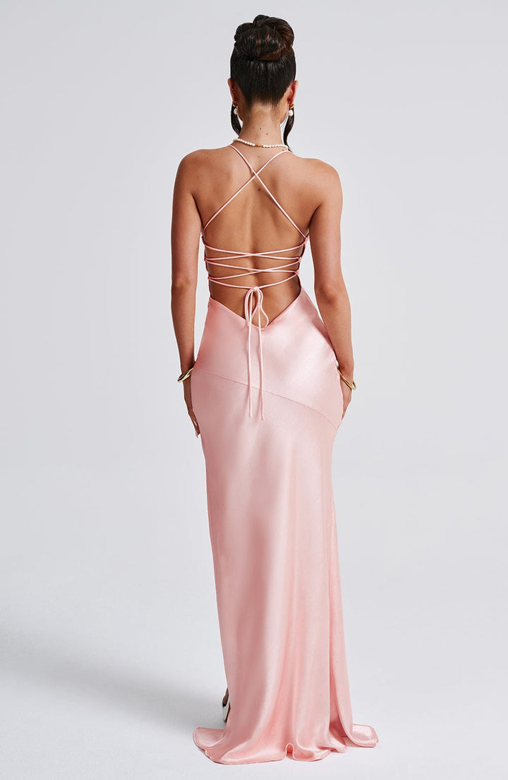 Aphrodite | Satin Maxi Dress
