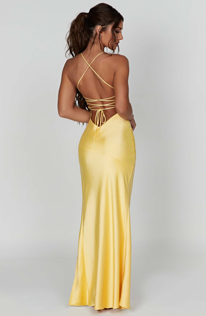 Aphrodite | Satin Maxi Dress