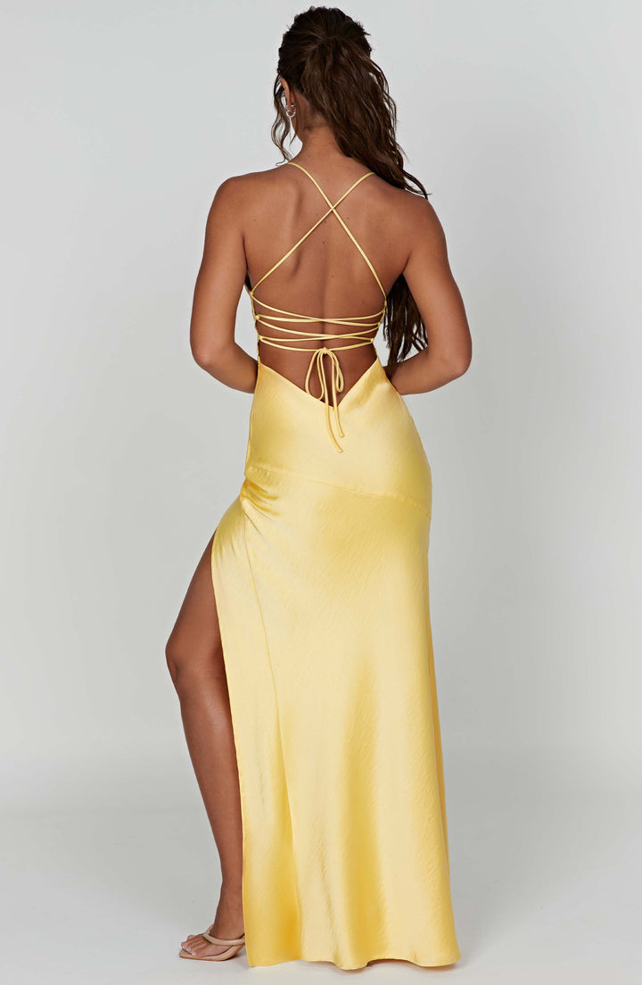 Aphrodite | Satin Maxi Dress