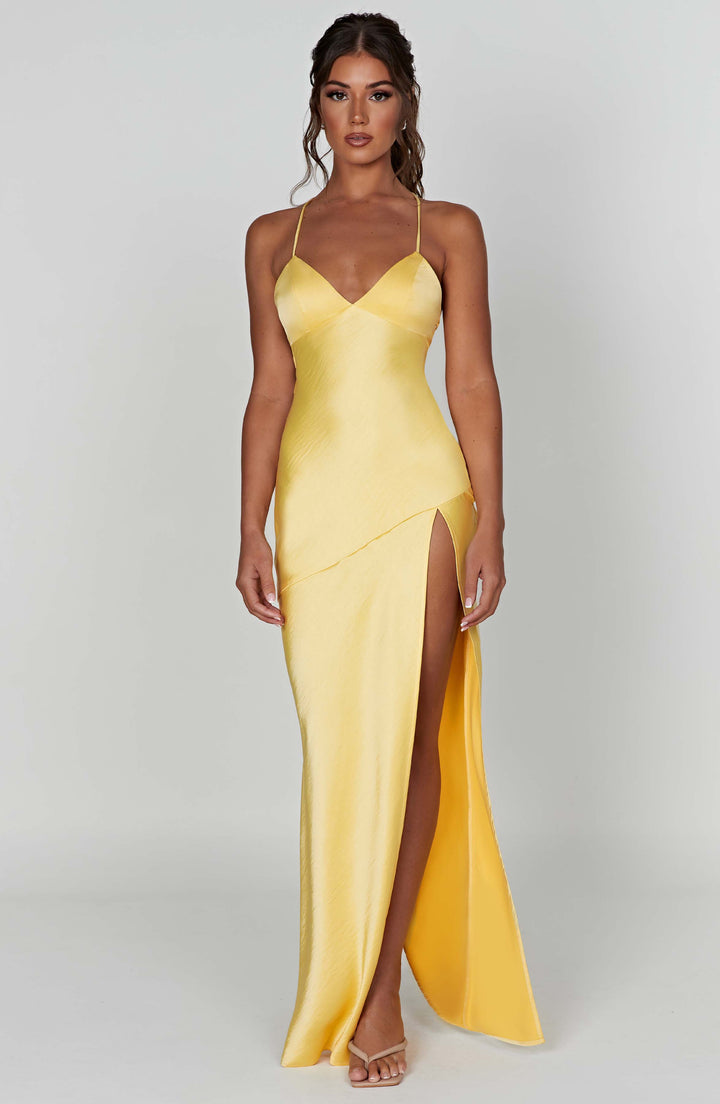 Aphrodite | Satin Maxi Dress