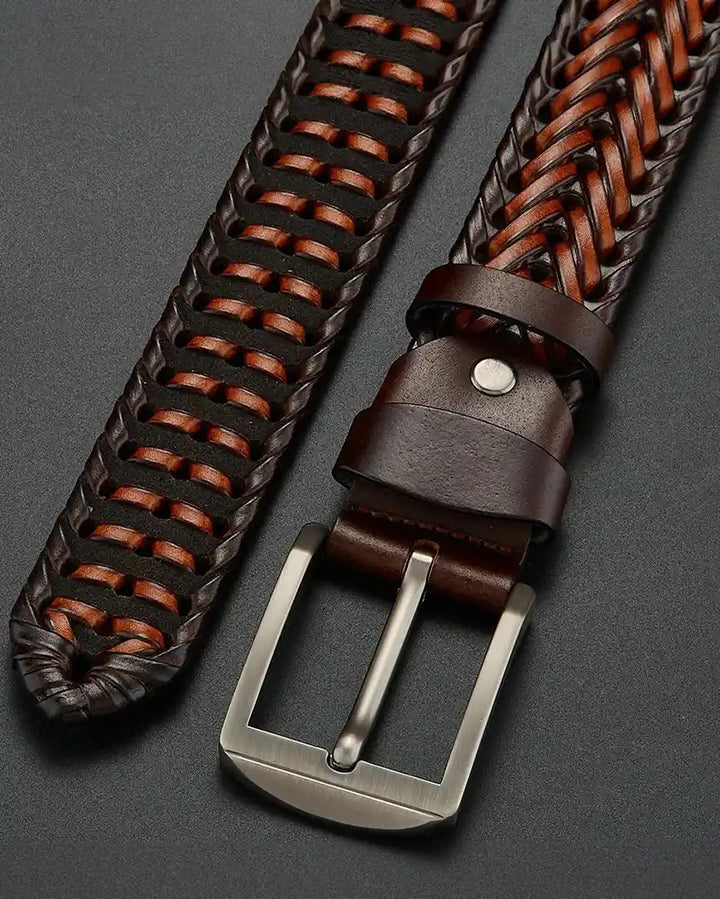 Henry | Braided Cowhide Belt