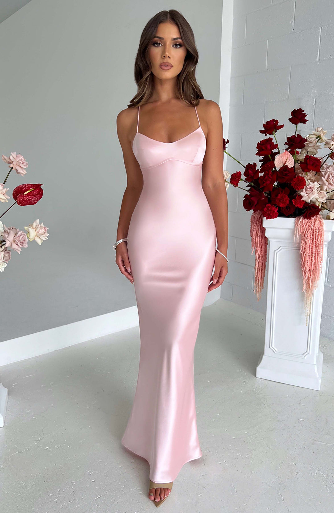 Venus | Satin Maxi Dress