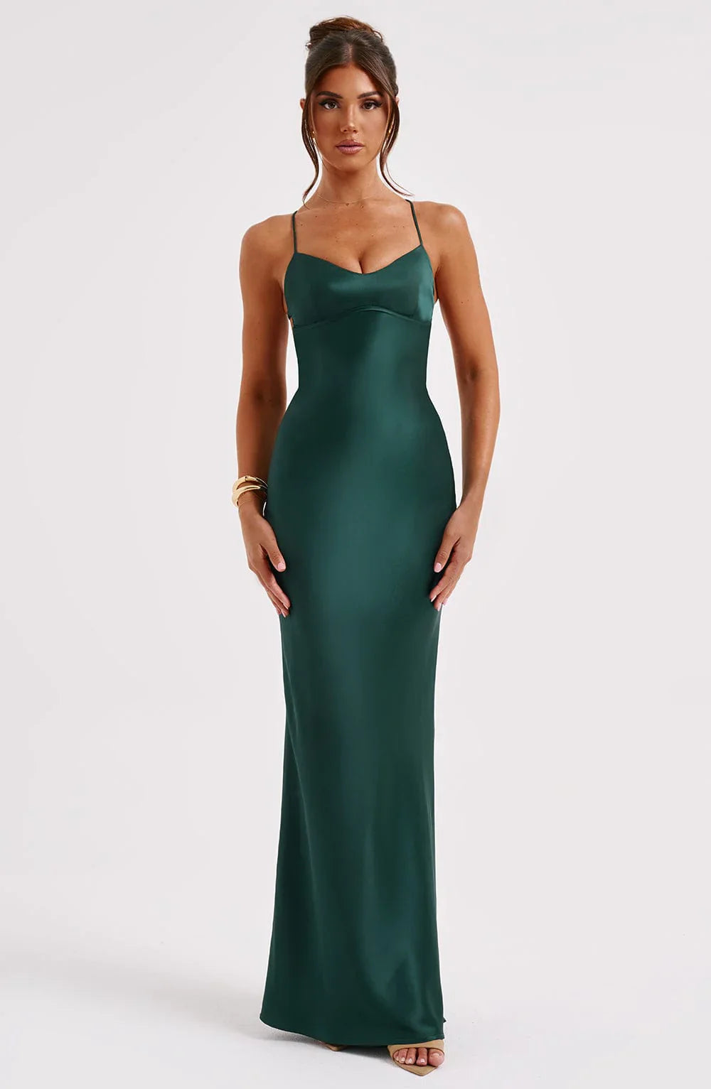 Venus | Satin Maxi Dress