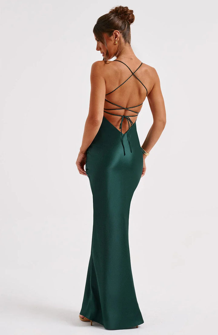 Venus | Satin Maxi Dress