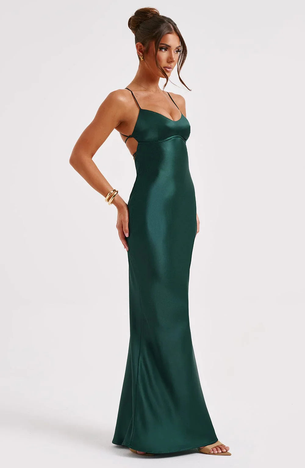 Venus | Satin Maxi Dress