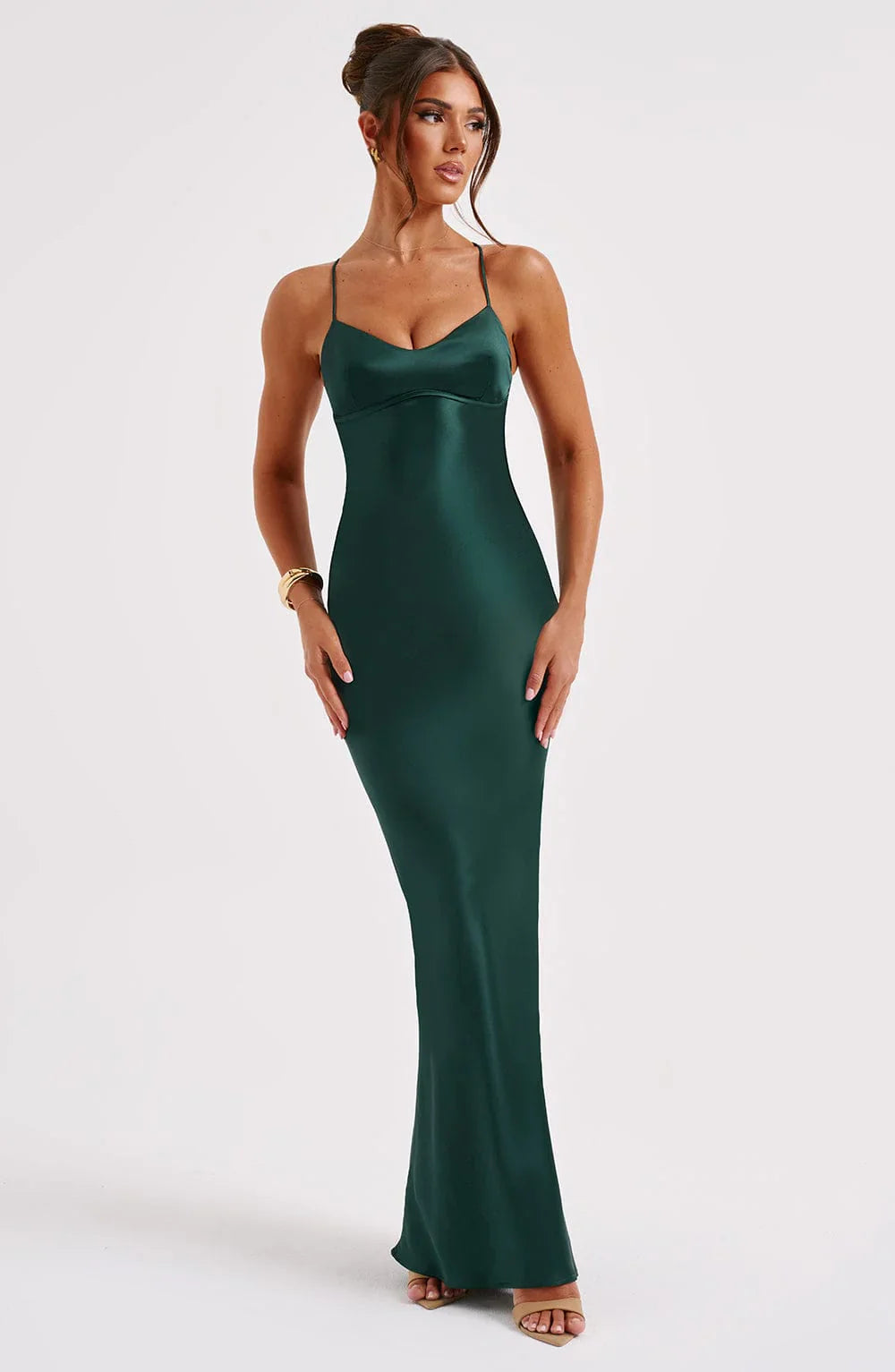 Venus | Satin Maxi Dress
