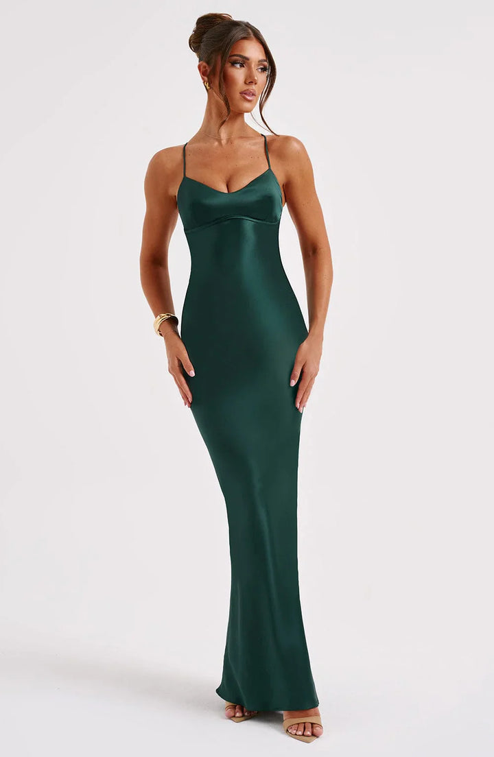 Venus | Satin Maxi Dress