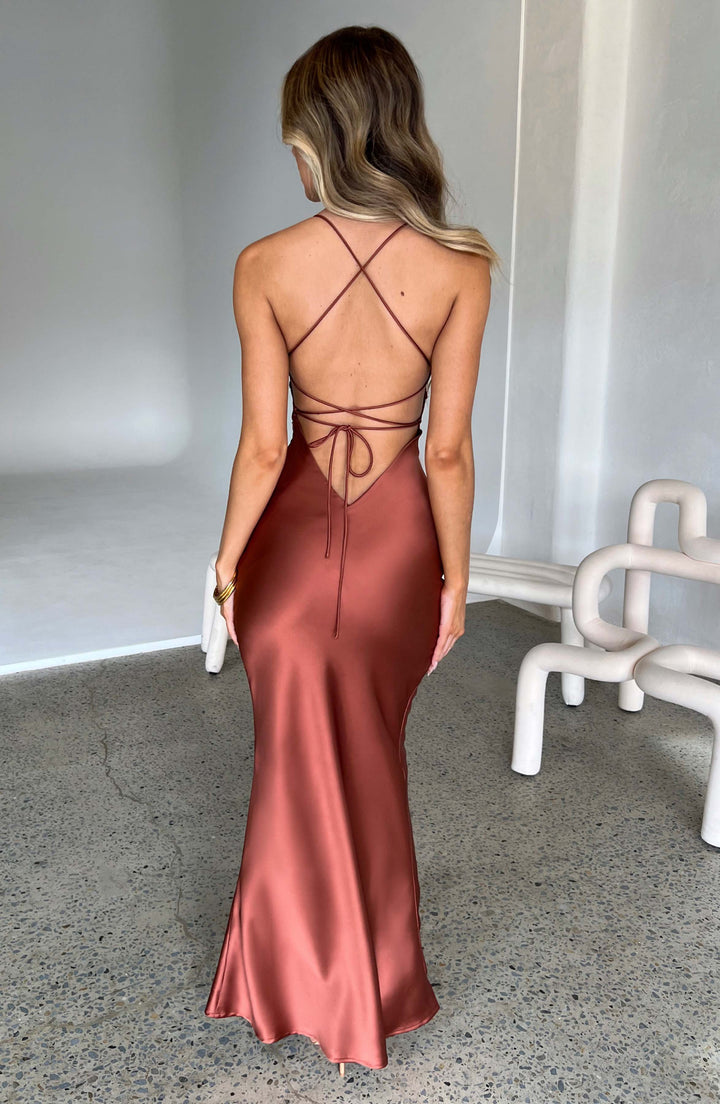 Venus | Satin Maxi Dress