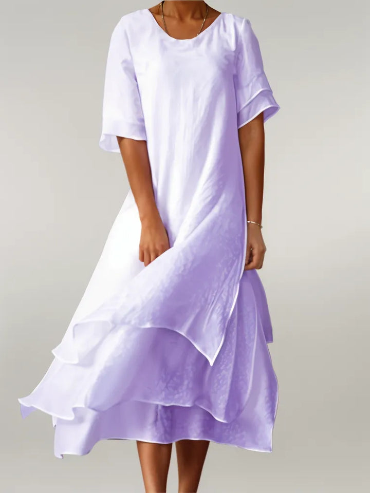 Elara | V Neck Dress