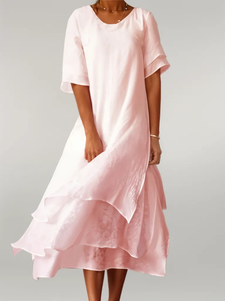 Elara | V Neck Dress