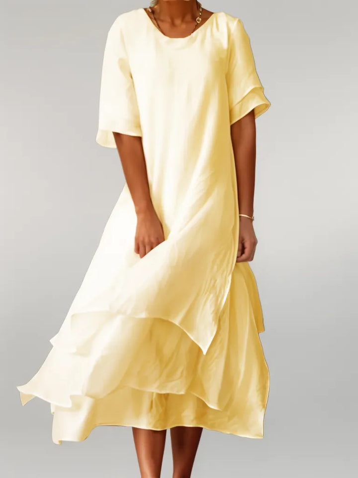 Elara | V Neck Dress