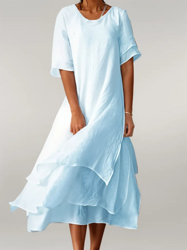 Elara | V Neck Dress