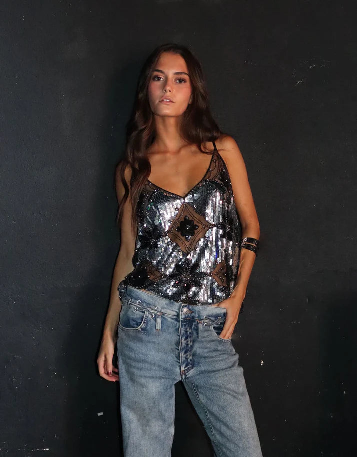 Sydney | Sequins Top