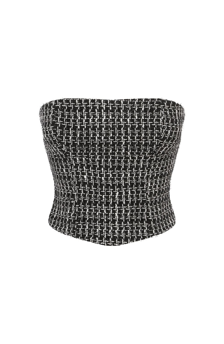 Olina | Black/White Top