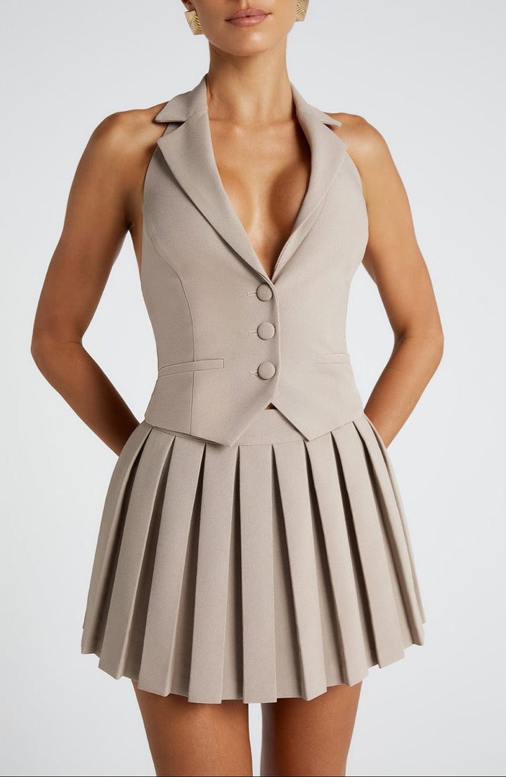 Philippa | Taupe Top