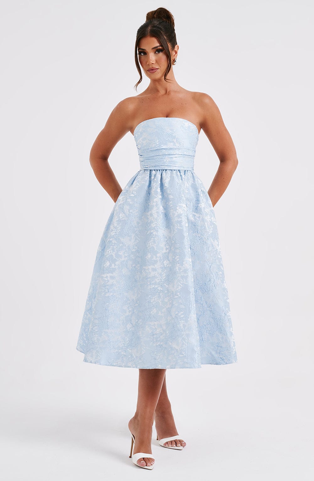 Saoirse | Blue Midi Dress