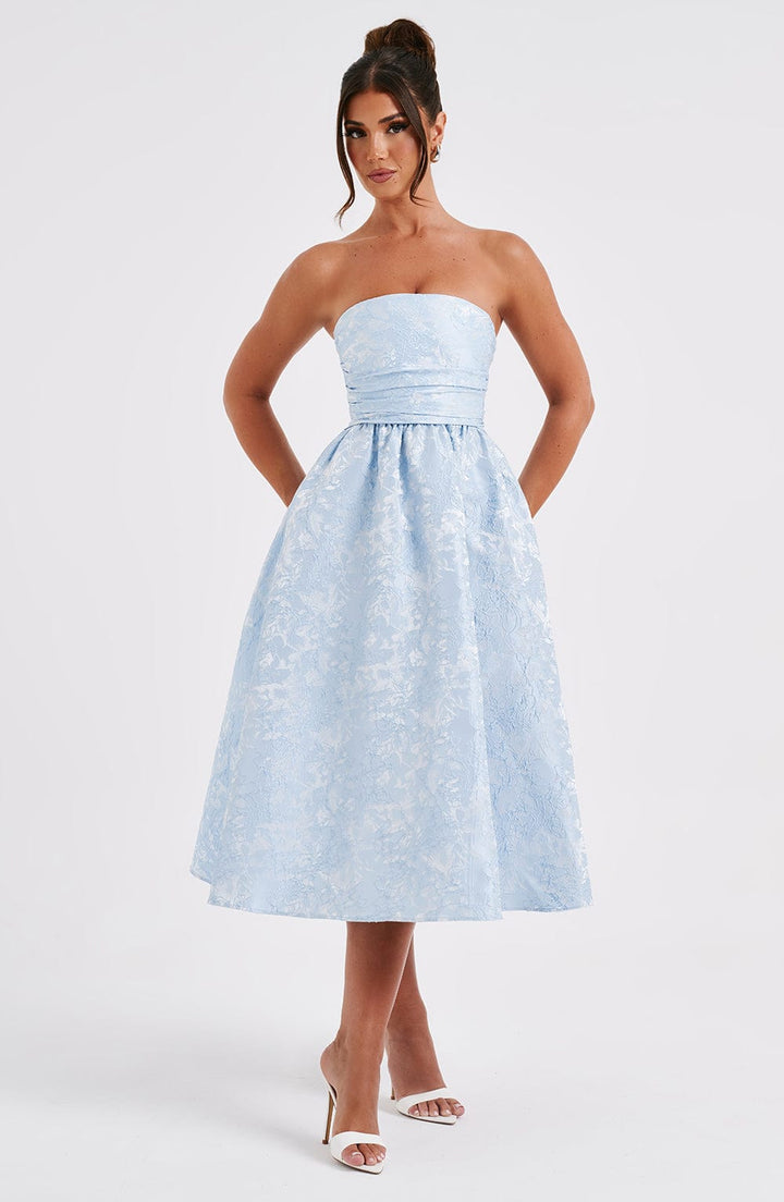 Saoirse | Blue Midi Dress