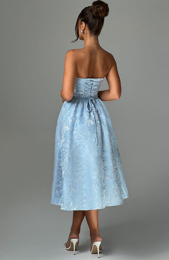 Saoirse | Blue Midi Dress