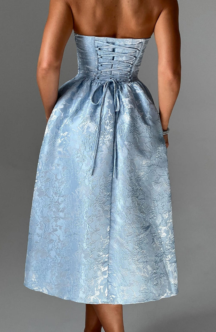 Saoirse | Blue Midi Dress