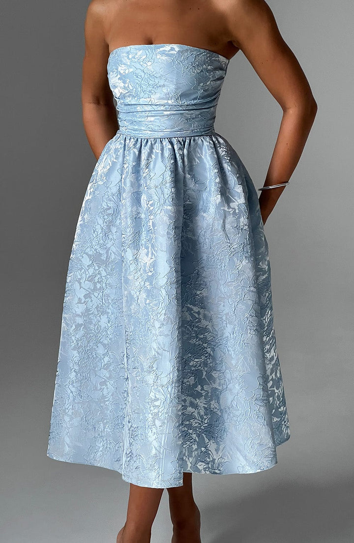 Saoirse | Blue Midi Dress