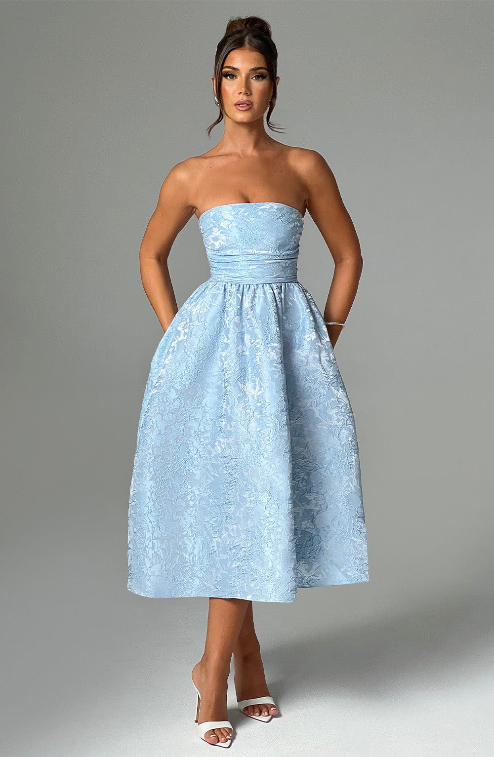 Saoirse | Blue Midi Dress