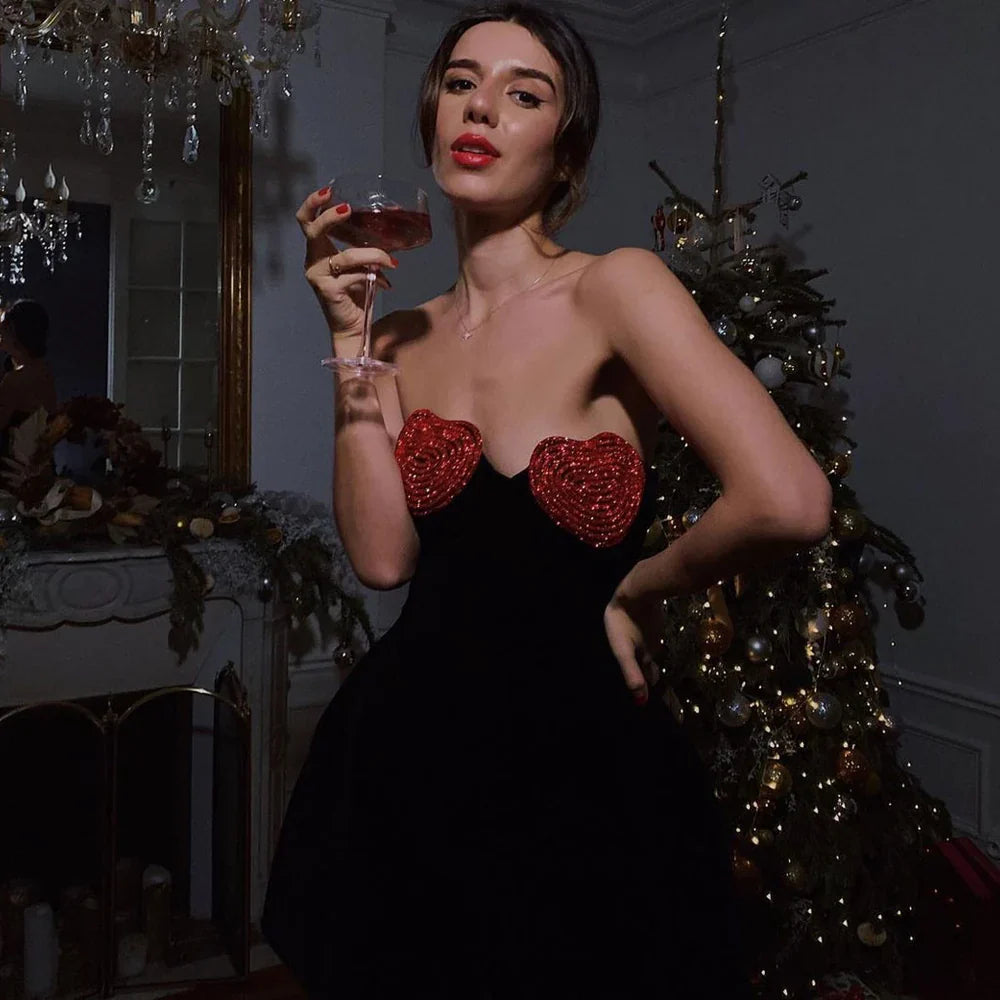 Angelica | Velvet Heart Dress