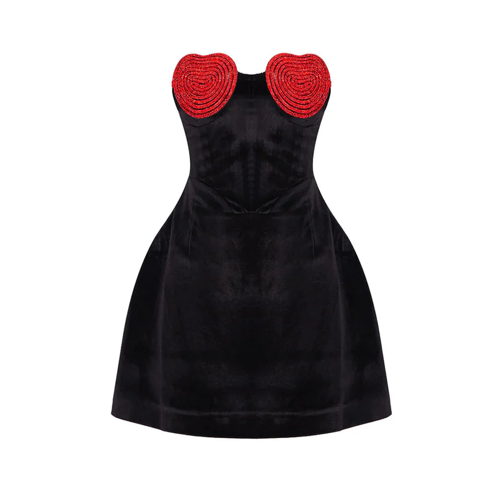 Angelica | Velvet Heart Dress