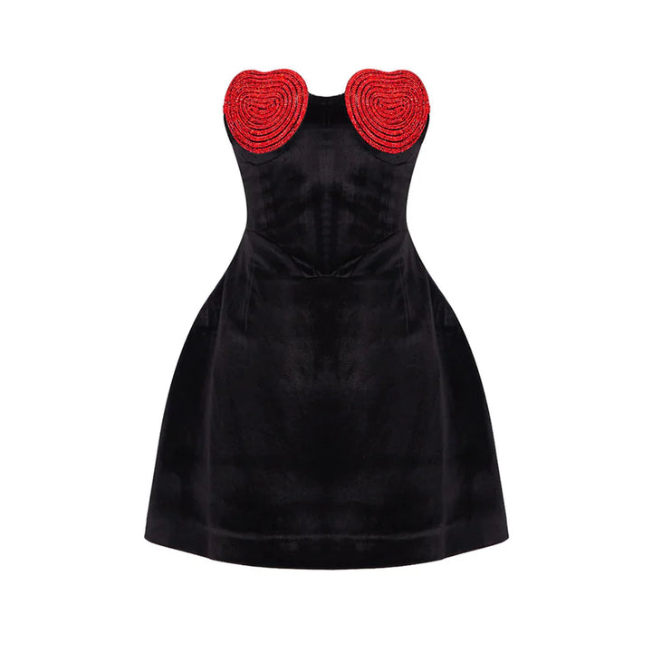 Angelica | Velvet Heart Dress