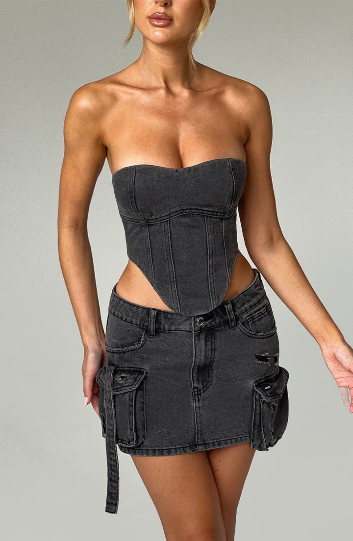 Yasie | Black Corset