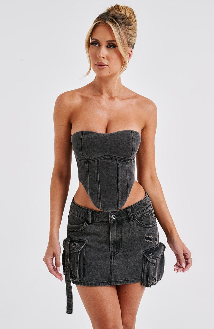 Yasie | Black Corset