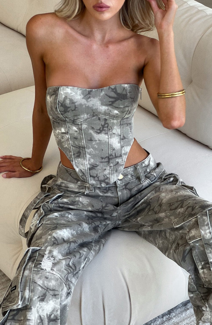 Yasie | Camo Print Corset