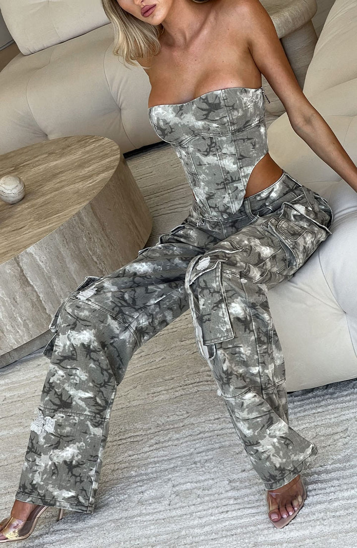 Yasie | Camo Print Corset