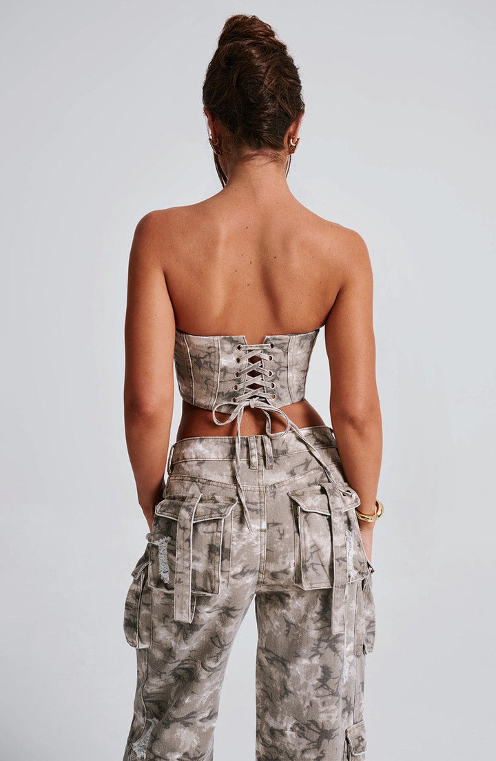 Yasie | Camo Print Corset