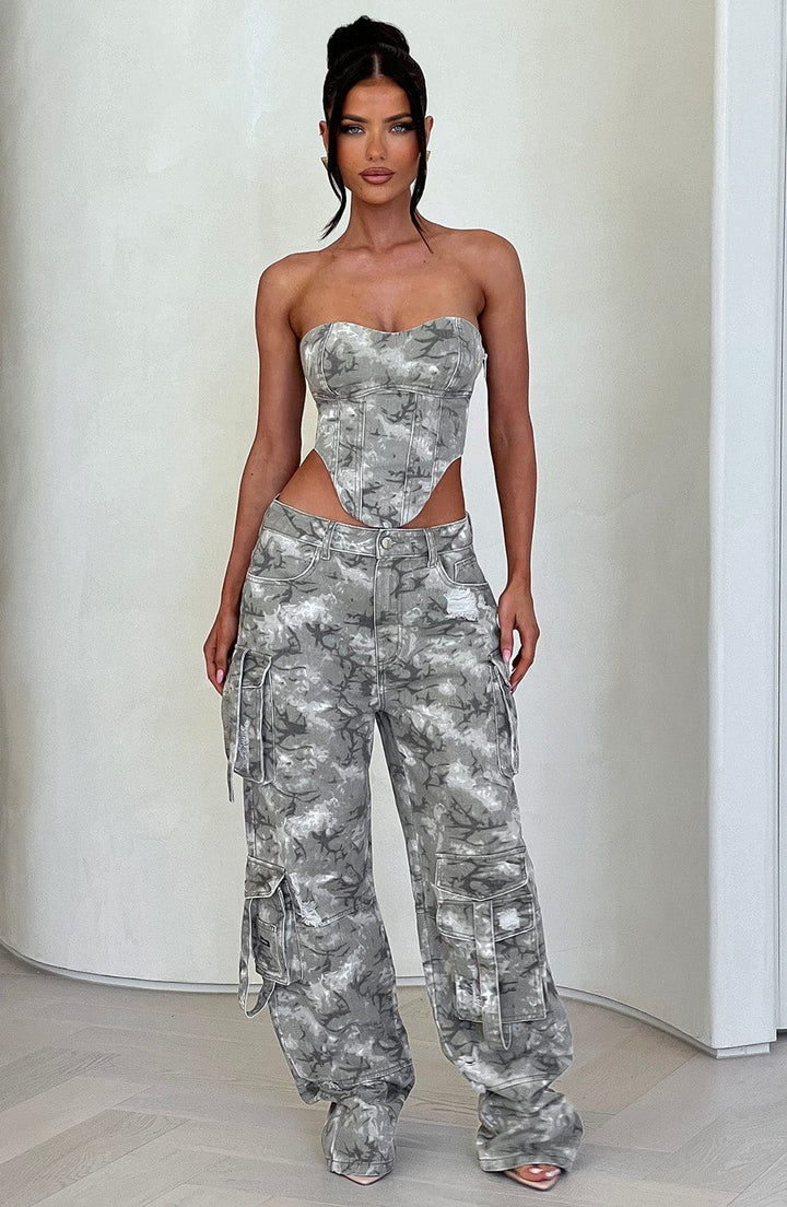 Yasie | Camo Print Corset