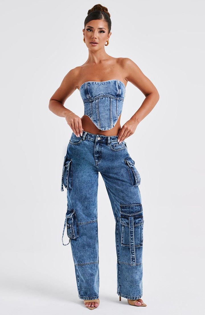 Yasie | Dark Wash Corset