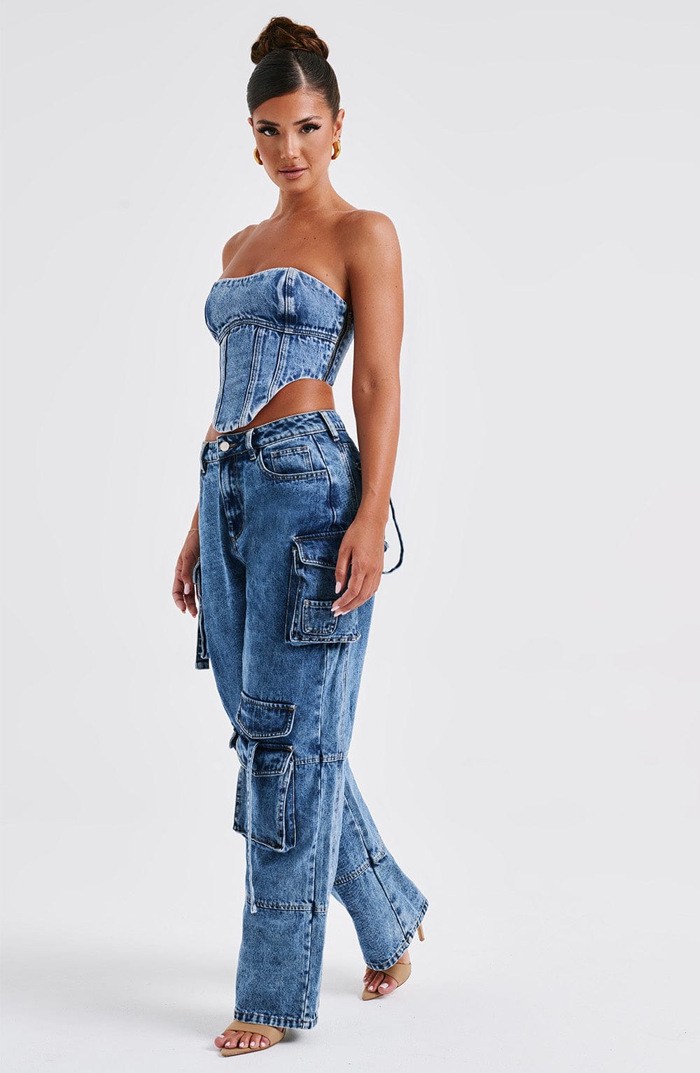 Yasie | Dark Wash Corset