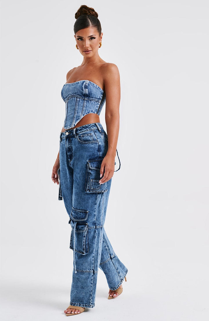 Yasie | Dark Wash Corset