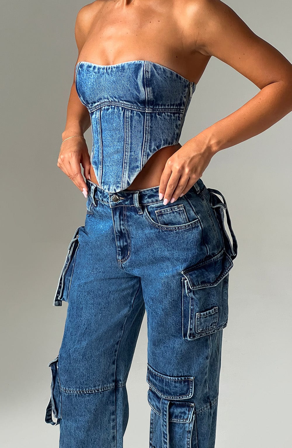 Yasie | Dark Wash Corset