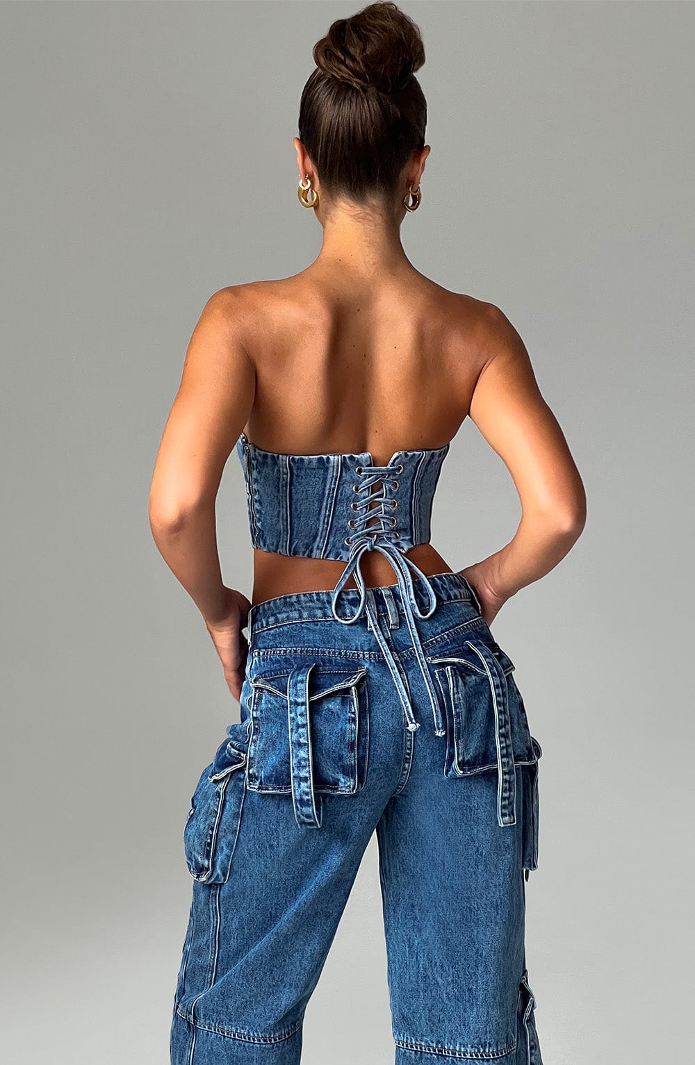 Yasie | Dark Wash Corset