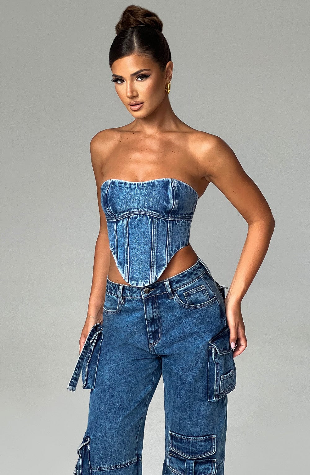 Yasie | Dark Wash Corset