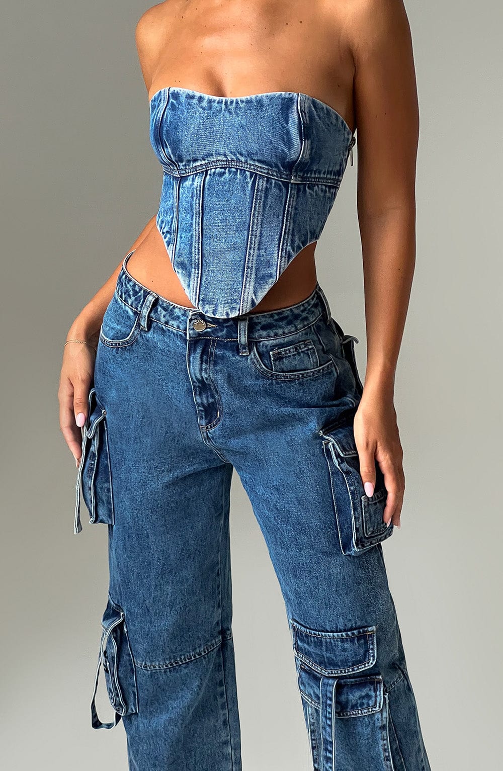 Yasie | Dark Wash Corset