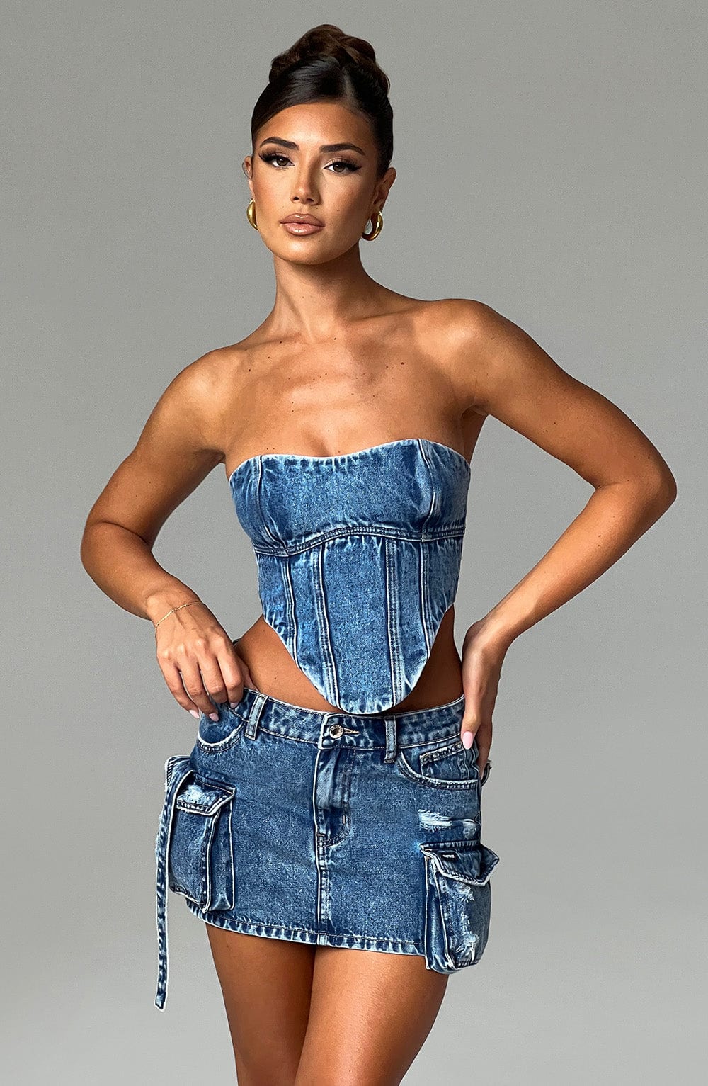 Yasie | Dark Wash Corset