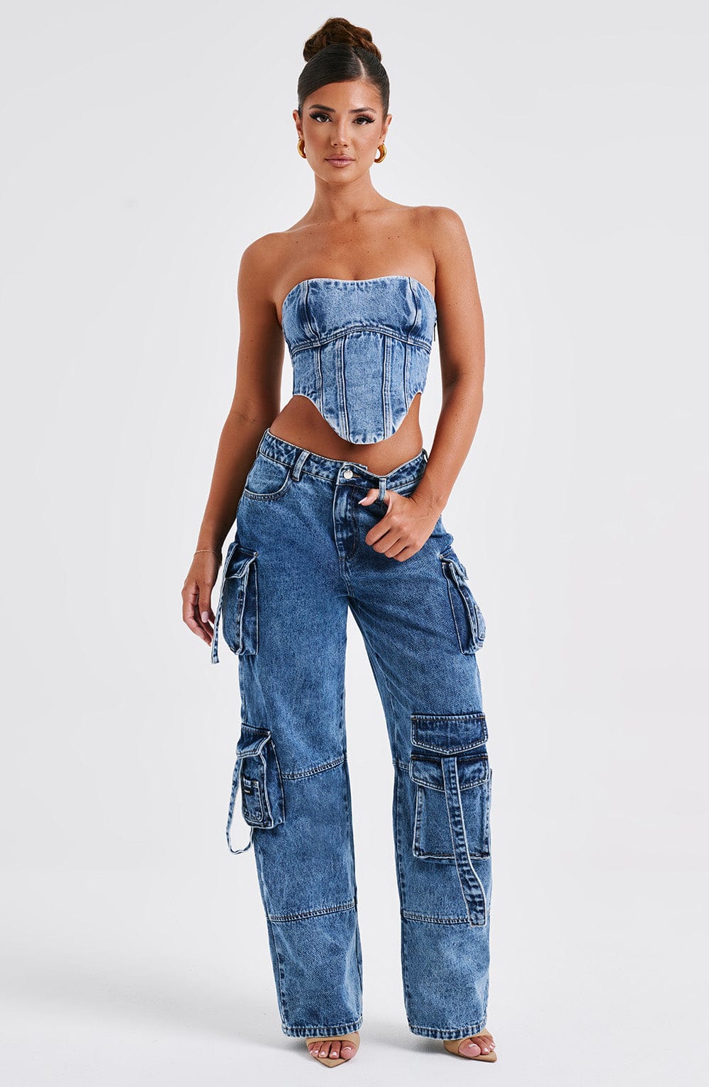 Yasie | Dark Wash Corset