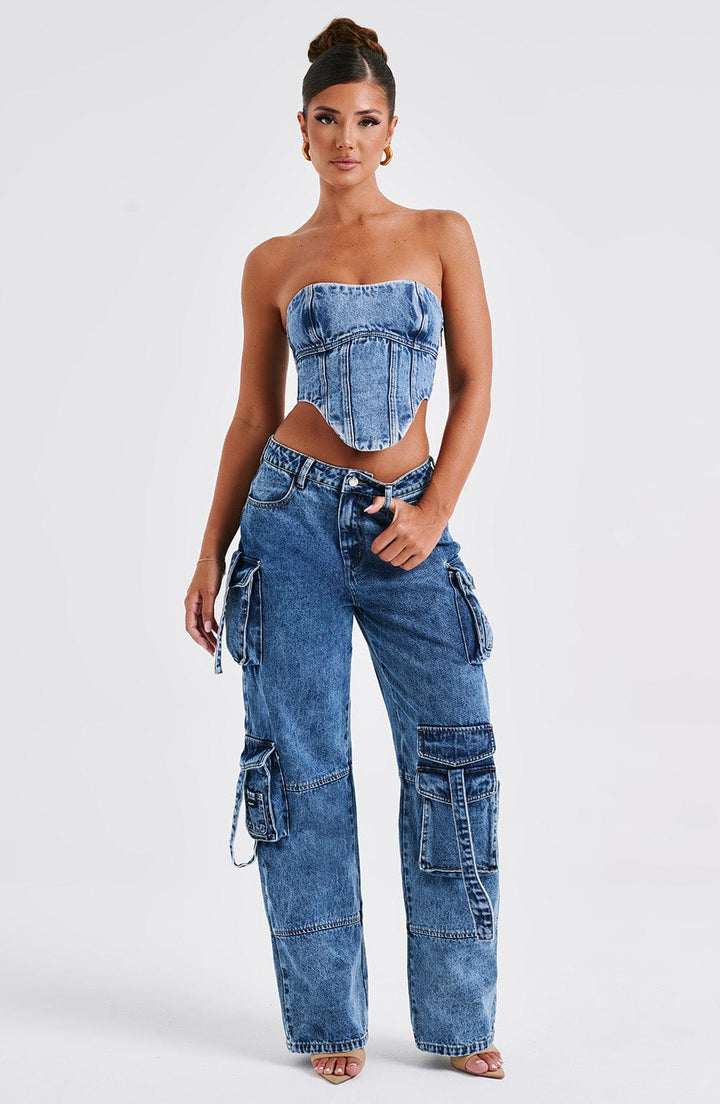 Yasie | Dark Wash Corset