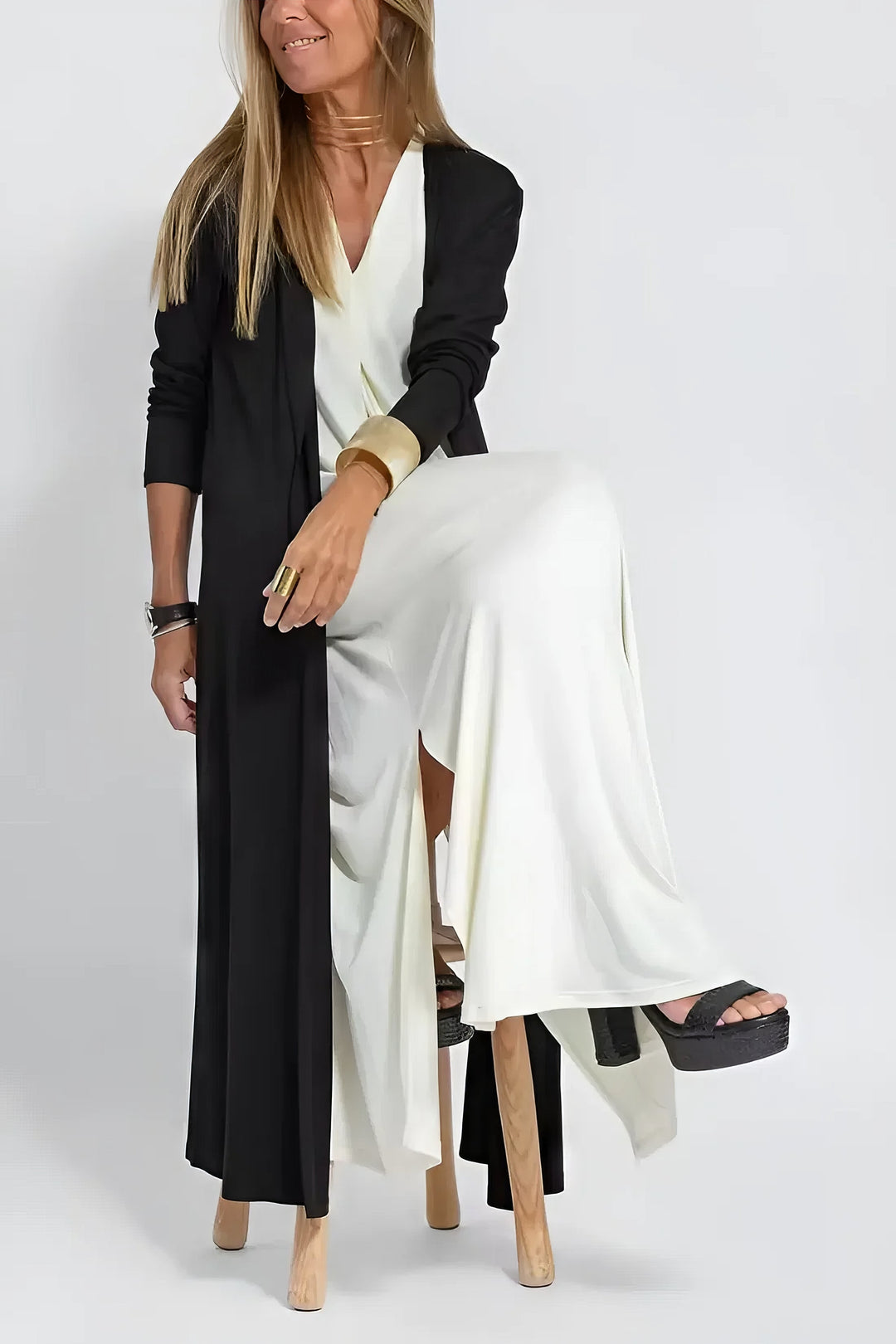 Dea | Long Dress + FREE Matching Cardigan