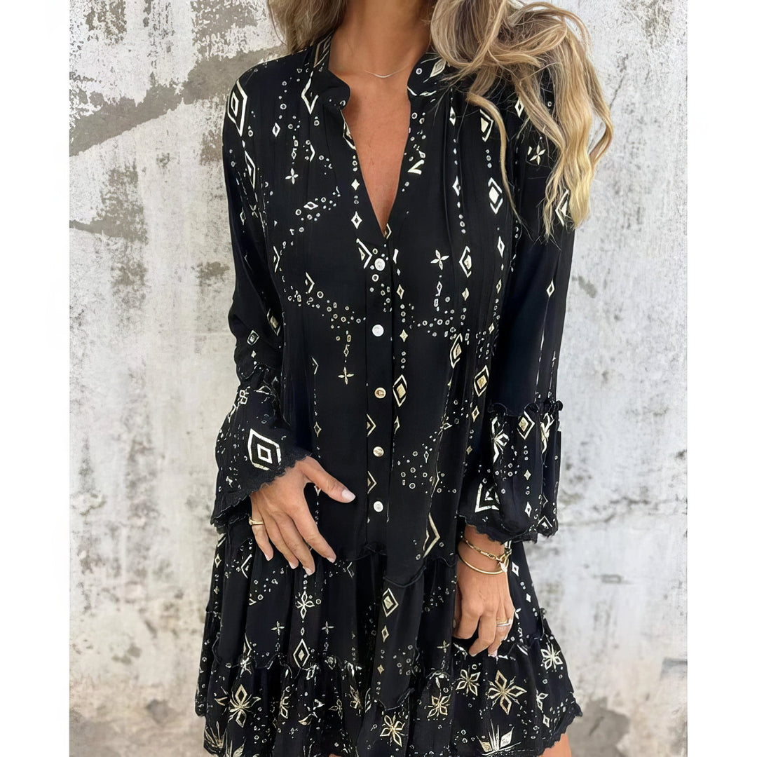 Mara | Trendy Long Sleeve Dress